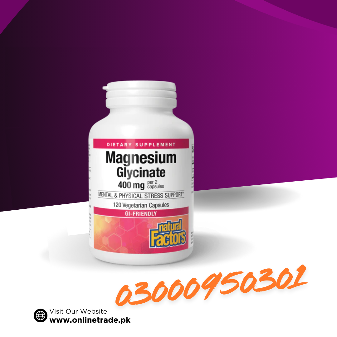 Natural Factors Magnesium Glycinate 400 mg In Pakistan