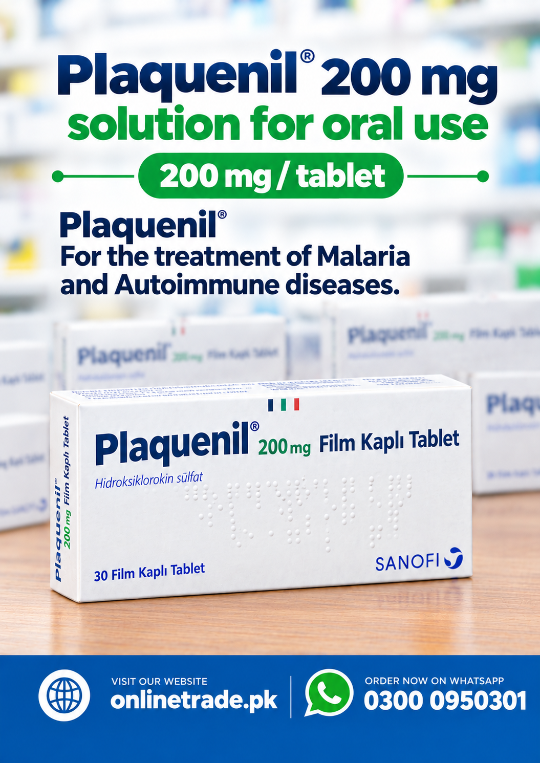 Plaquenil 200 mg Film Kapl? Tablet In Pakistan