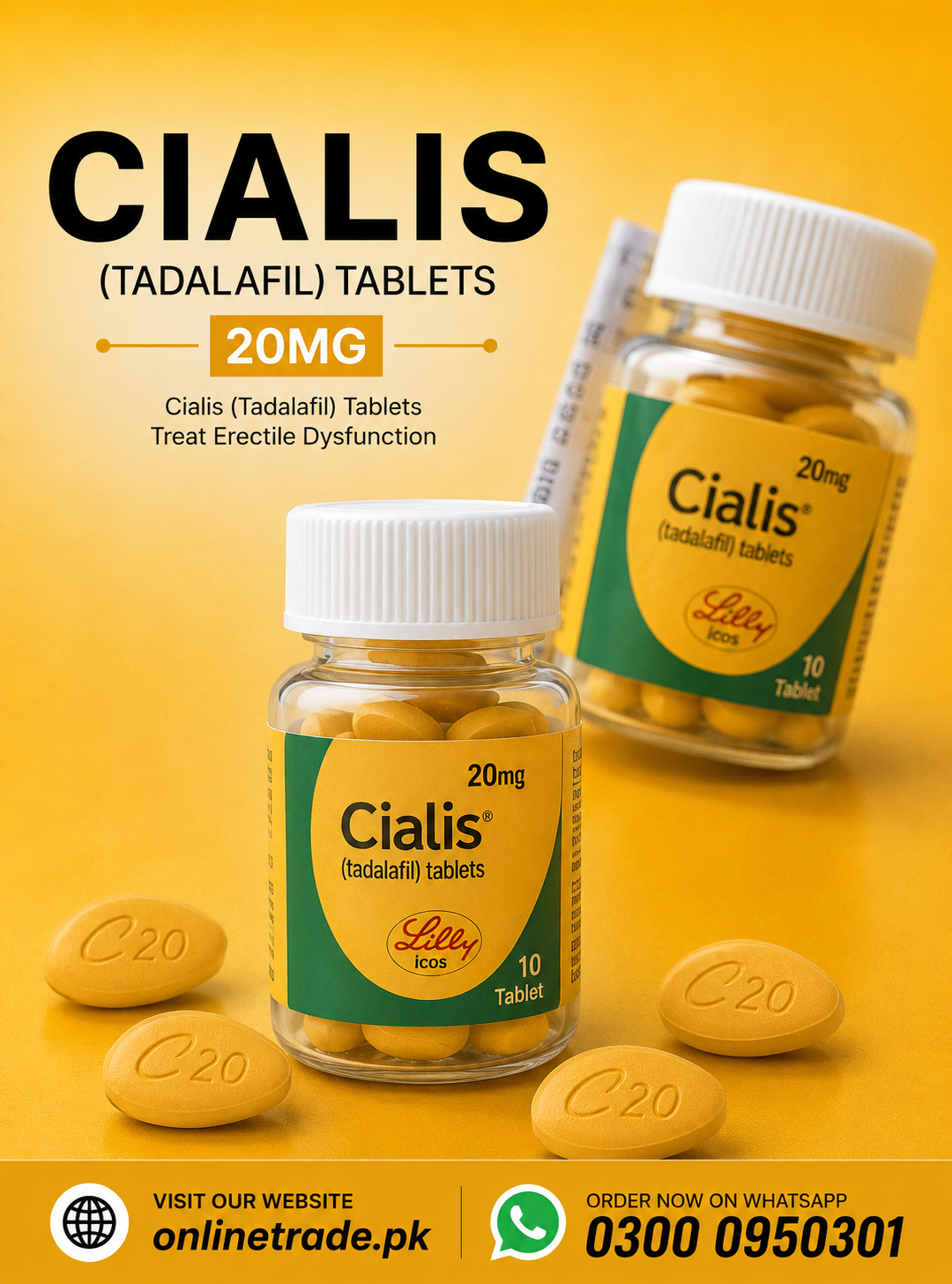 Cialis 20mg 10 Tablets In Pakistan