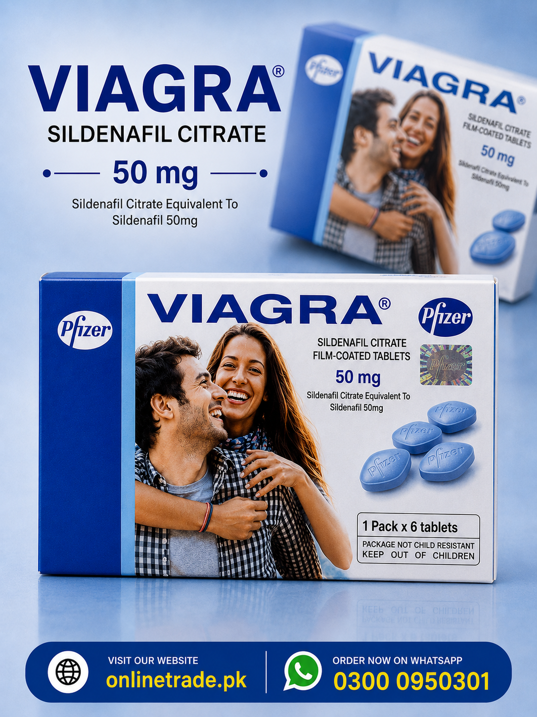 Viagra 50mg Pack Of 6 Tablets Same Day Delivery In Lahore