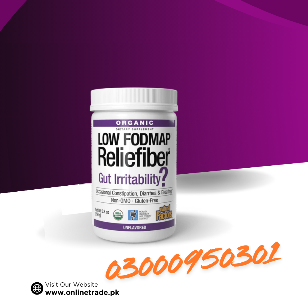 Natural Factors Organic Low FODMAP Reliefiber®? Powder In Pakistan