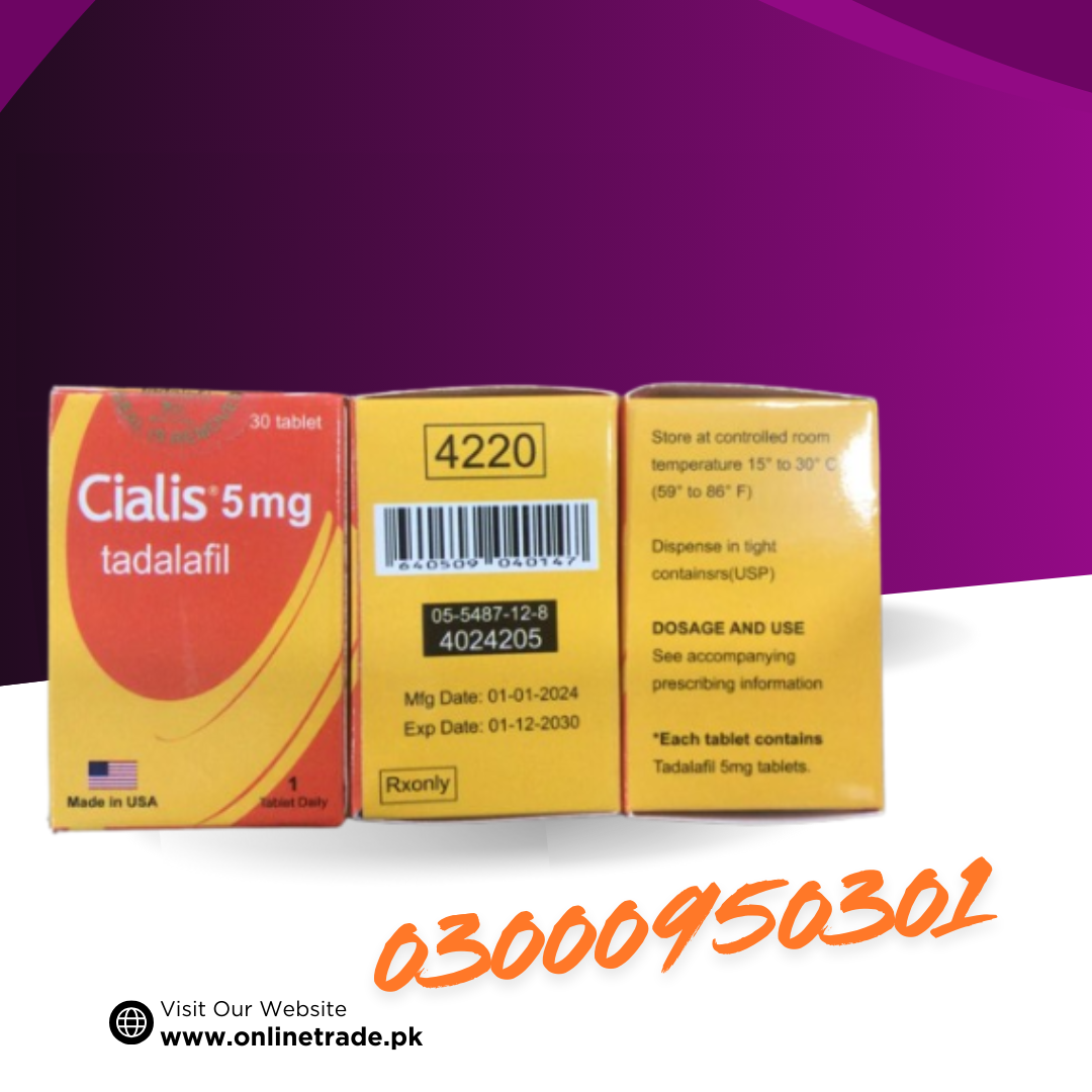 Usa Cialis 5MG 30 Tablets In Pakistan