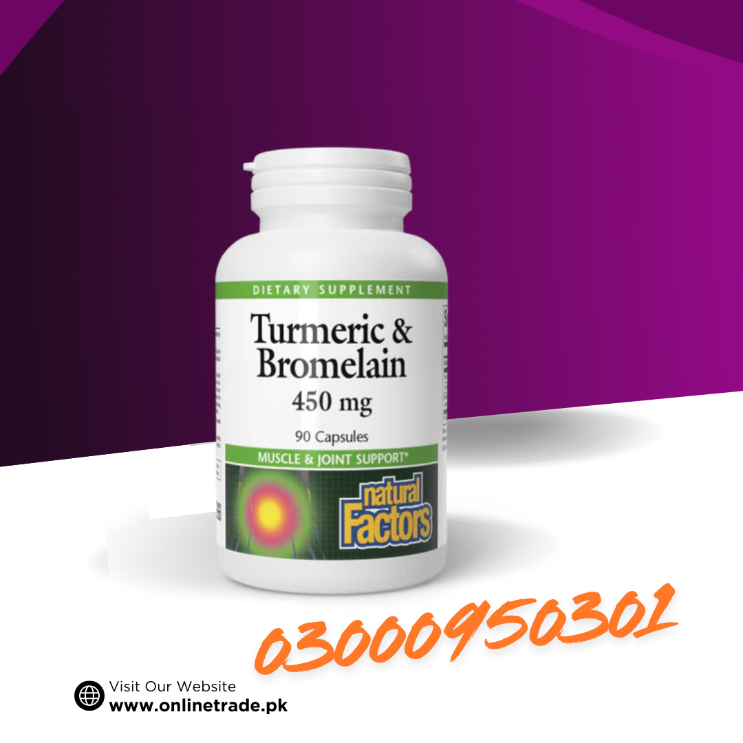 Natural Factors Turmeric & Bromelain In Pakistan