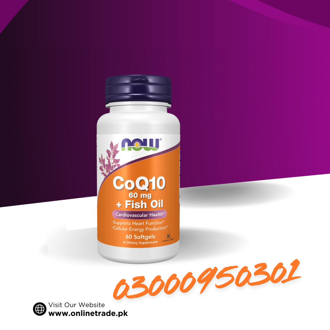 Nowfoods CoQ10 60 mg + Fish Oil Softgels In Pakistan