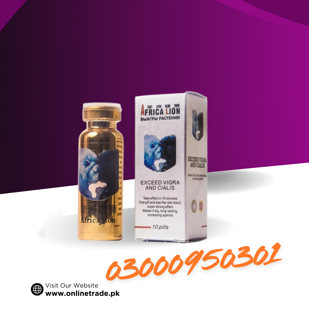 African Lion Exceed Viagra & Cialis Tablets In Pakistan