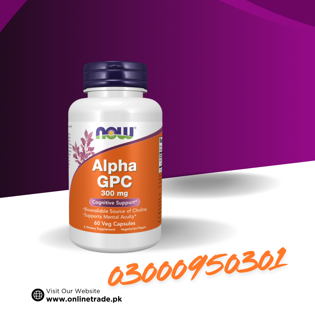 Alpha GPC 300 mg Veg Capsules In Pakistan