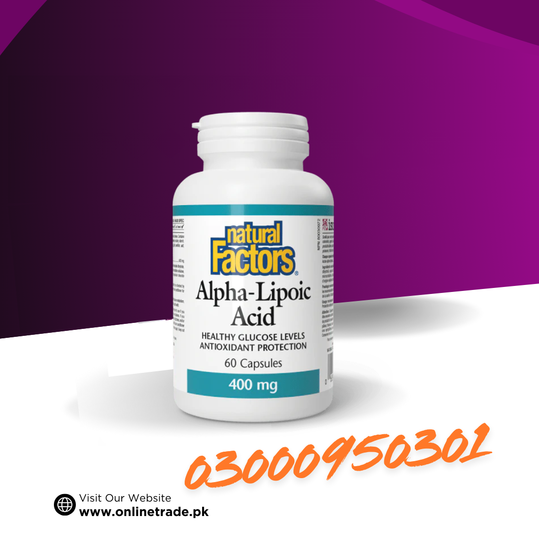 Natural Factors  Alpha-Lipoic Acid 400 mg In Pakistan