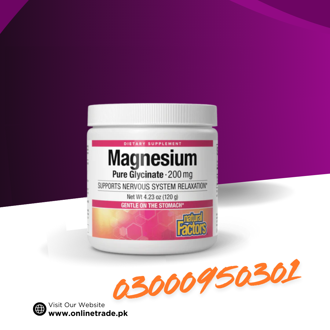 Natural Factors Magnesium Glycinate Powder In Pakistan