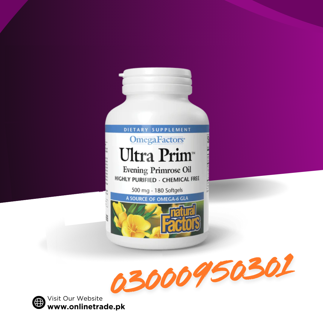Natural Factors UltraPrim™ Evening Primrose Oil 500 mg In Pakistan