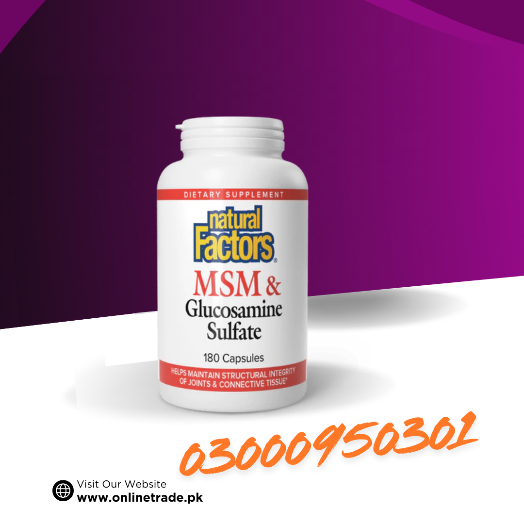Natural Factors MSM & Glucosamine Sulfate In Pakistan