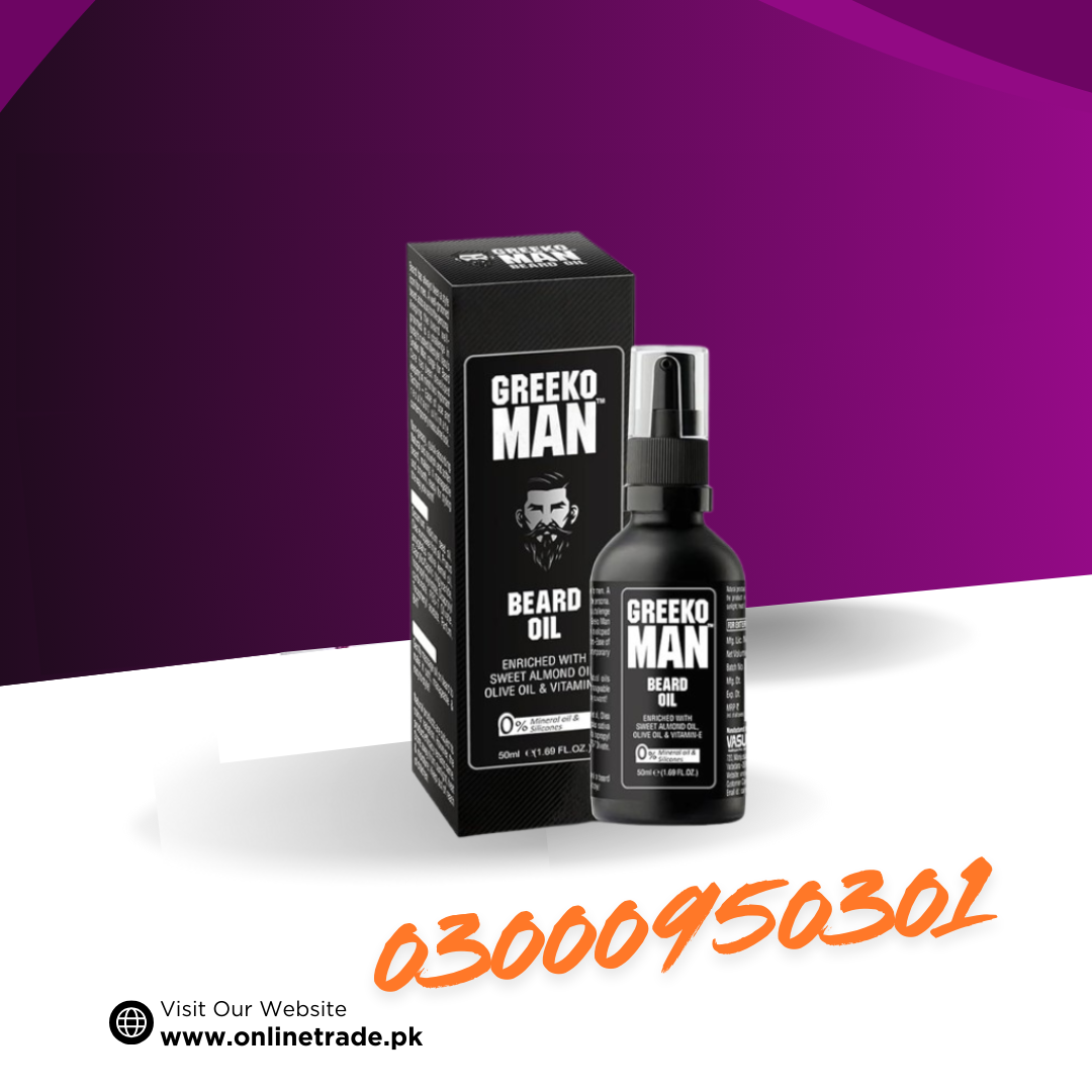 Vasu Greeko Man Beard Oil In Pakistan