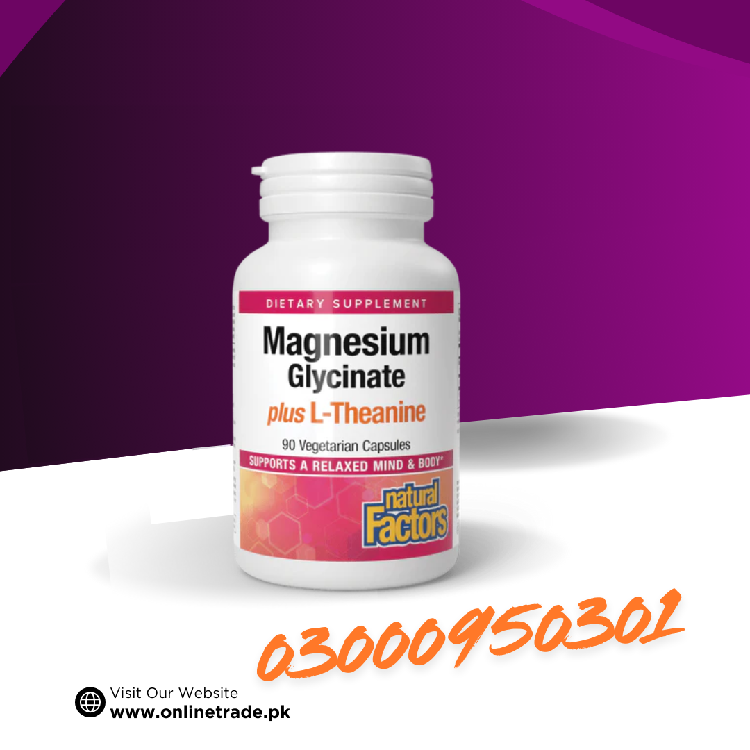 Natural Factors Magnesium Glycinate Plus L-Theanine In Pakistan