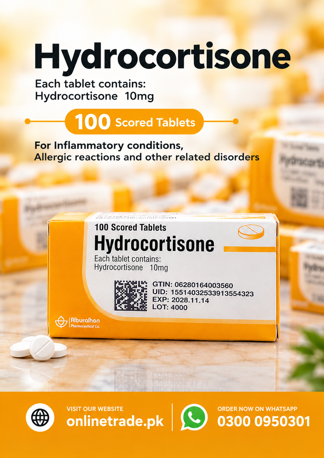 Hydrocortisone 10mg Tablets In Pakistan
