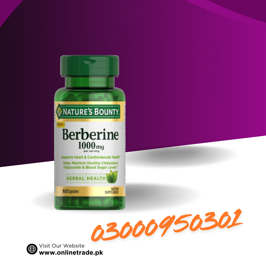 Nature's Bounty Berberine 1000mg In Pakistan