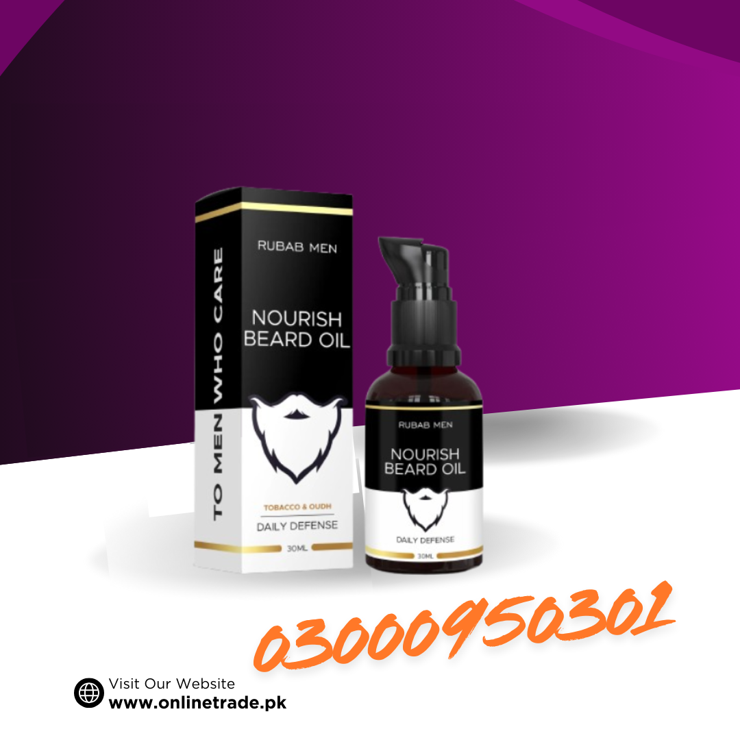 RUBAB MEN Advance Beard Growth Oil In Pakistan