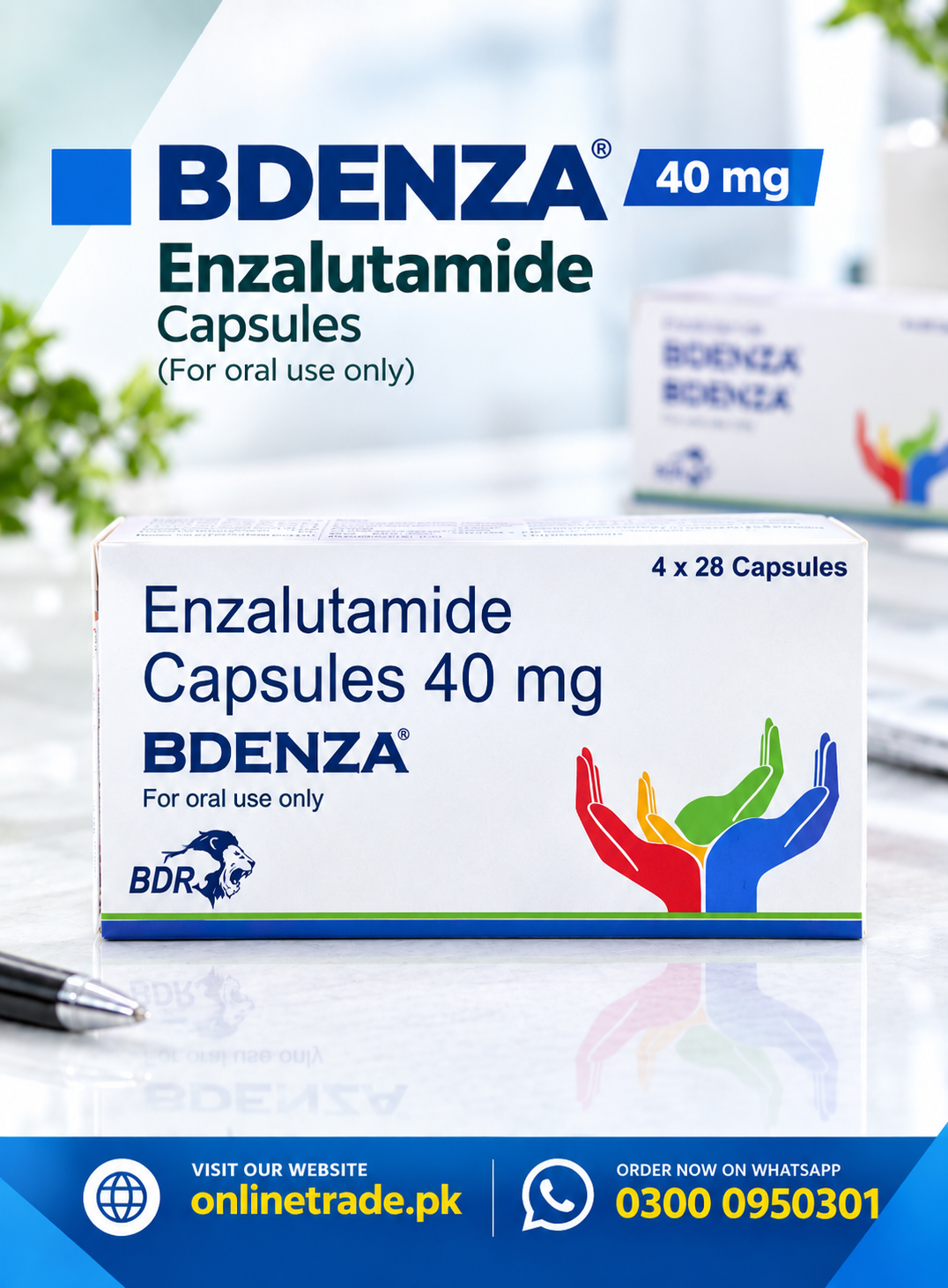 BDENZA (Enzalutamide)-40mg In Pakistan