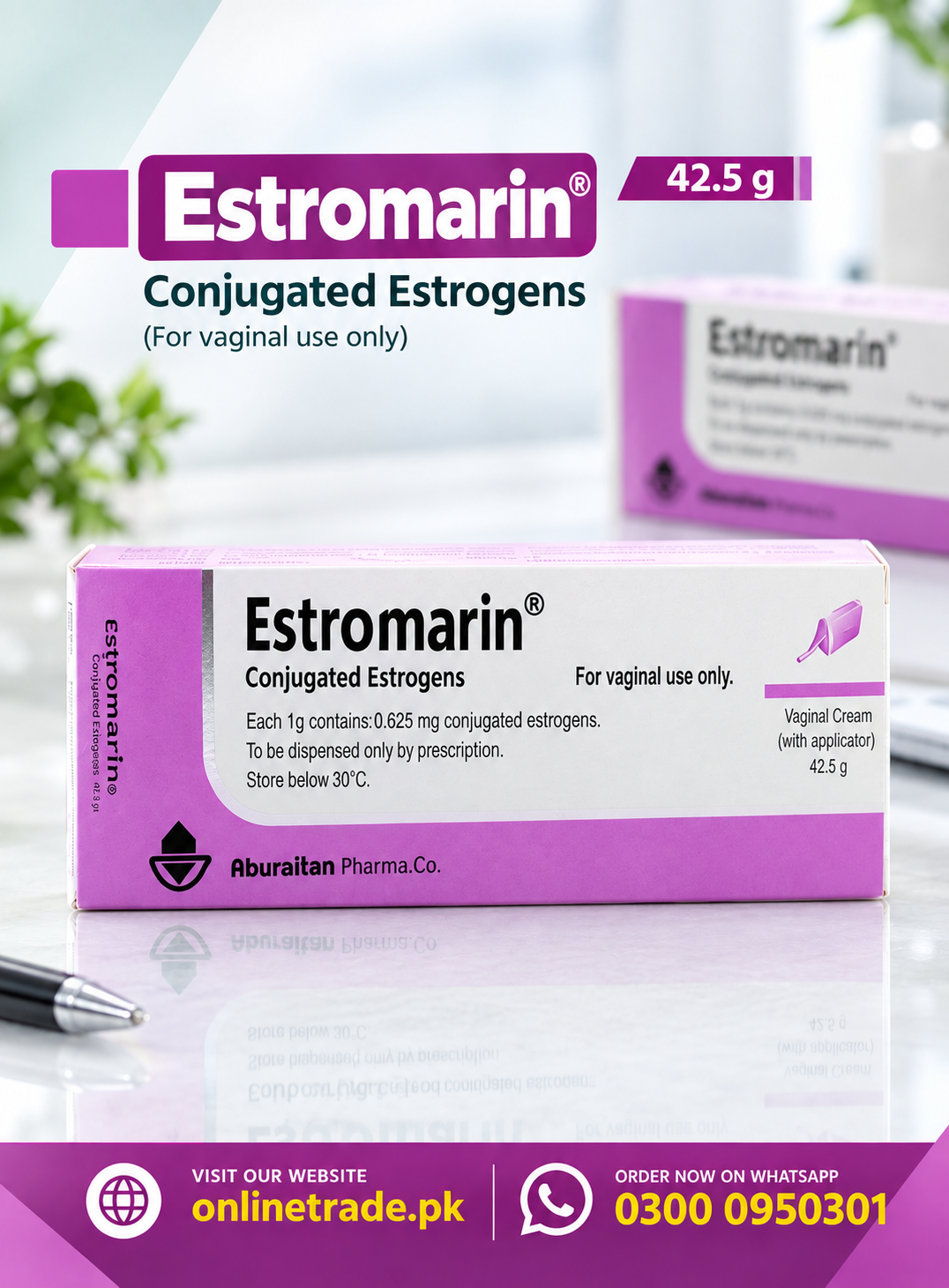 Estromarin Conjugated For Vaginal Use In Pakistan