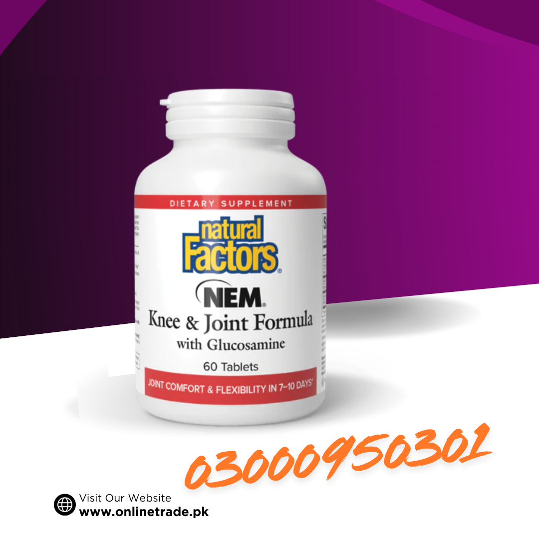 Natural Factors NEM® Knee & Joint Formula with Glucosamine In Pakistan