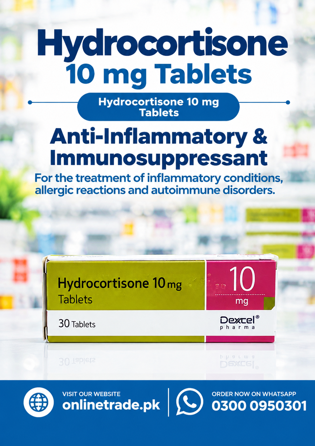 Hydrocortisone 10mg Tablets In Pakistan