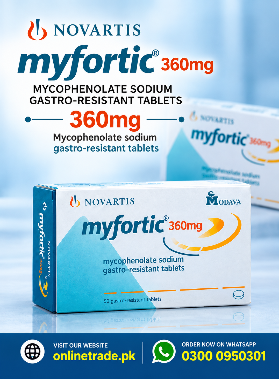 Novartis Myfortic 360mg In Pakistan