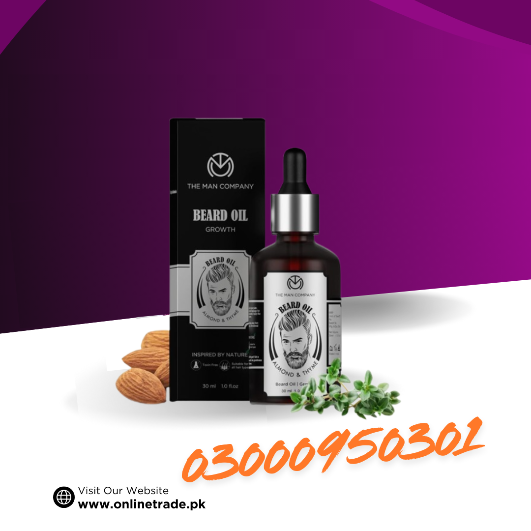 The Man Company 100% Natural Beard Oil In Pakistan