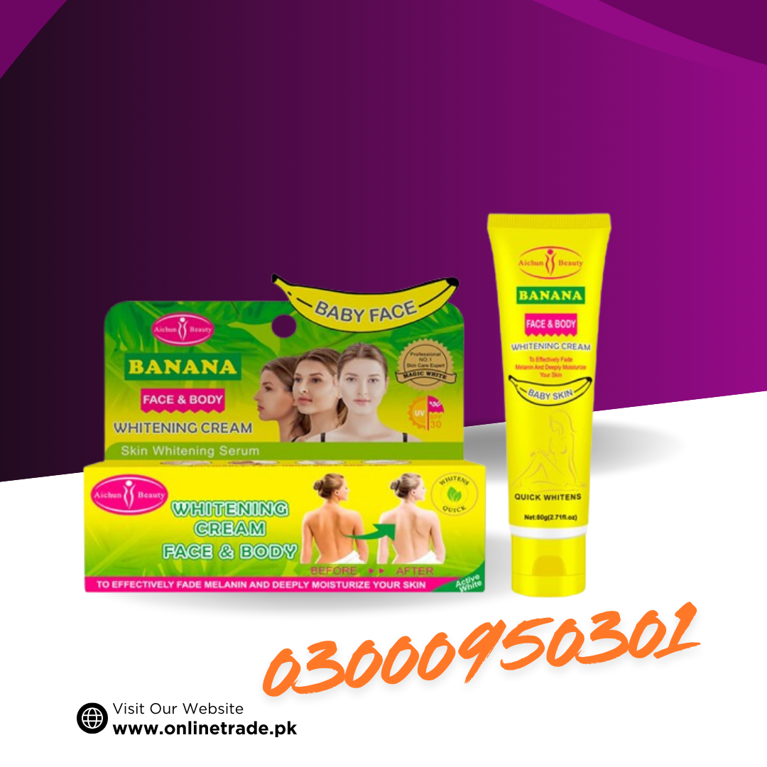 Banana Milk Underarm Private Whitening Cream In Pakistan