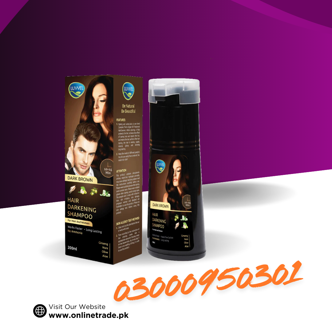 Luvvel Hair Darkening Shampoo In Pakistan