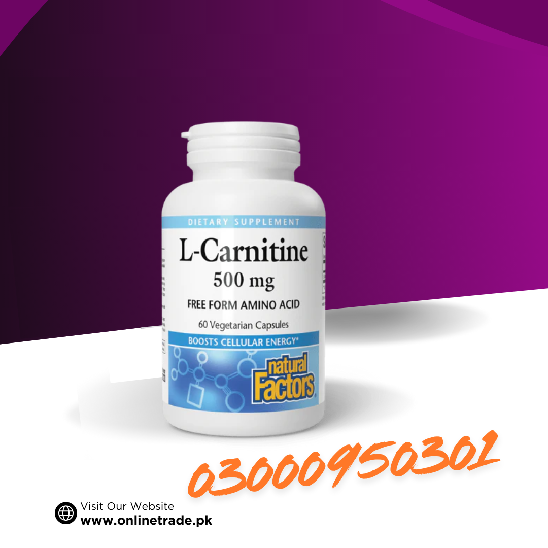 Natural Factors L-Carnitine Amino Acid 500 mg In Pakistan