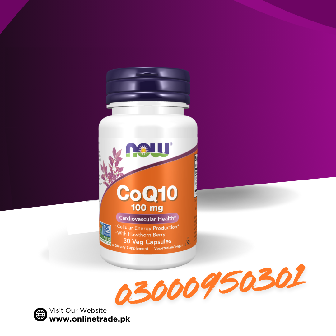 Nowfoods CoQ10 100 mg with Hawthorn Berry Veg Capsules In Pakistan