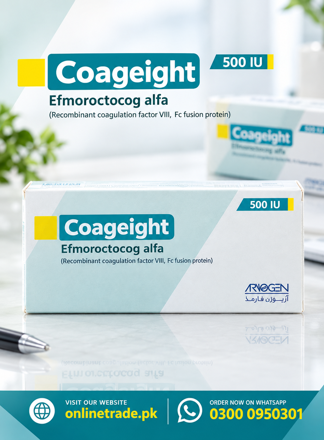 Coageight 500 IU Injection In Pakistan