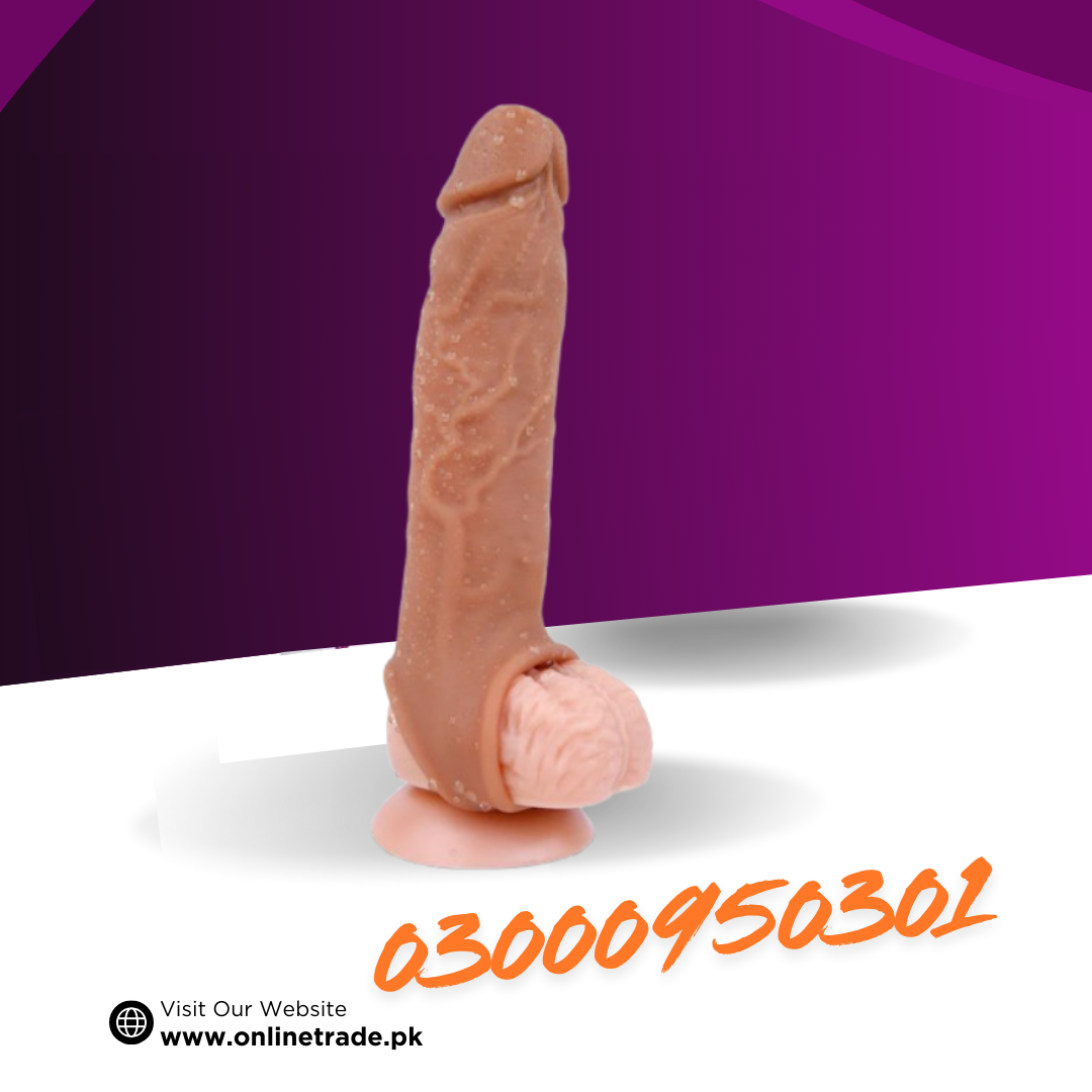Silicone Condom 6.3 Inch Penis Extender with Ball Loop In Pakistan