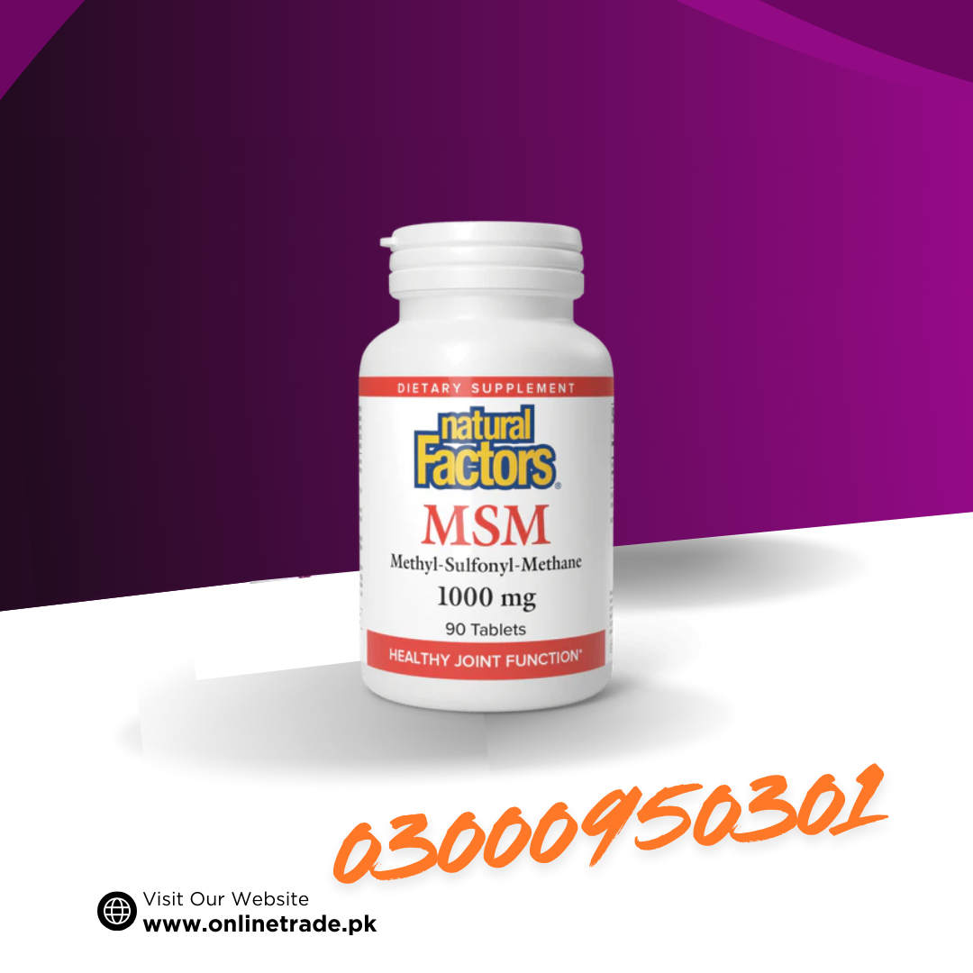 Natural Factors MSM 1000 mg Tablets In Pakistan