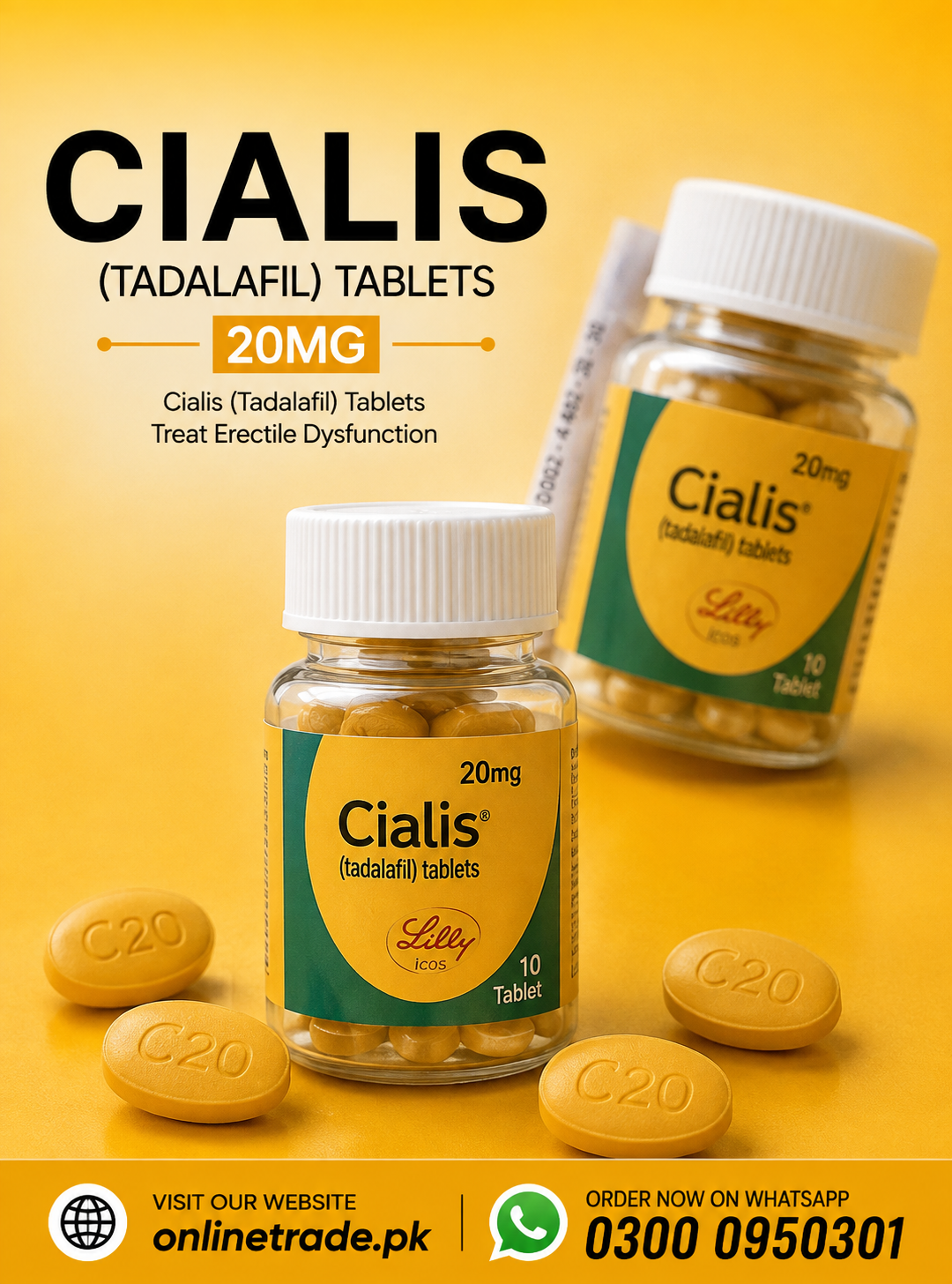 Cialis 20mg 10 Tablets In Pakistan