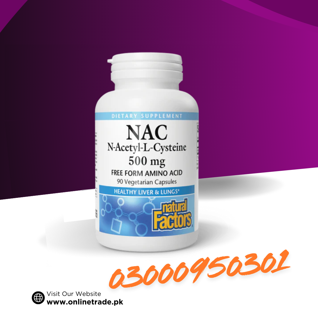 Natural Factors N-Acetyl-L-Cysteine Amino Acid 500 mg In Pakistan