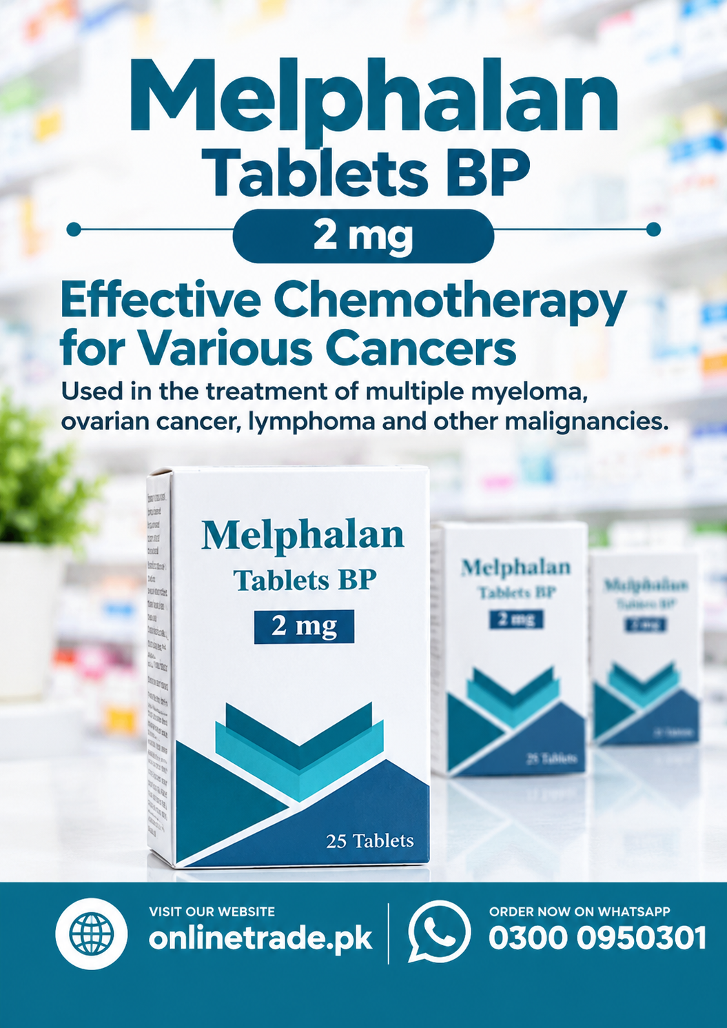 Melphalan Tablets BP 2mg In Pakistan