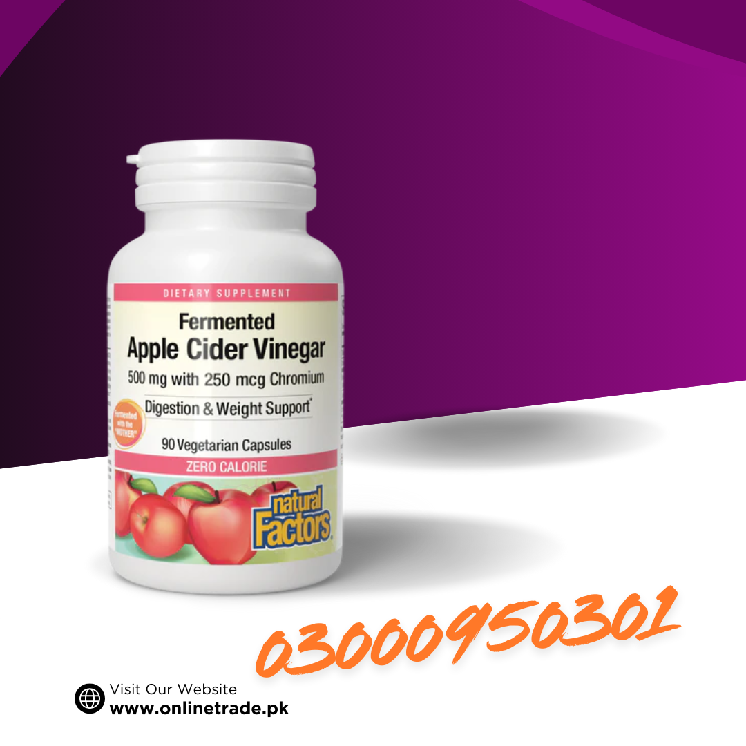 Natural Factors  Apple Cider Vinegar & Chromium In Pakistan