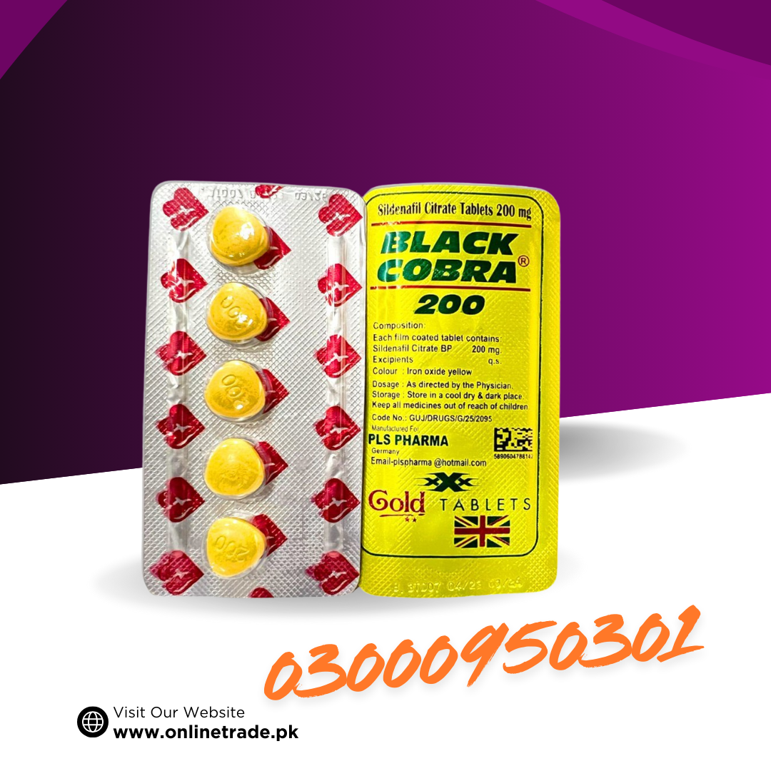 Black Cobra 200mg Tablets In Pakistan