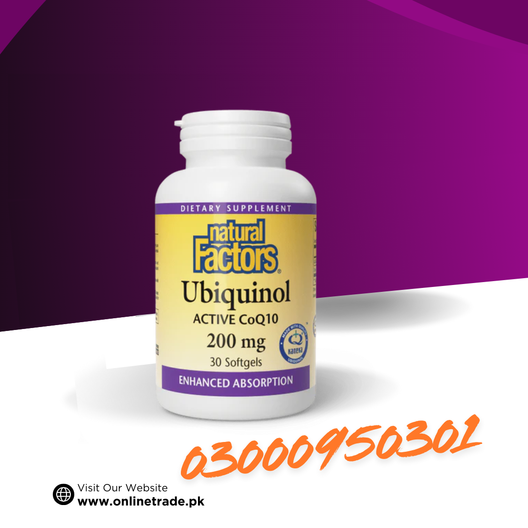 Natural Factors Ubiquinol Active CoQ10 200 mg In Pakistan