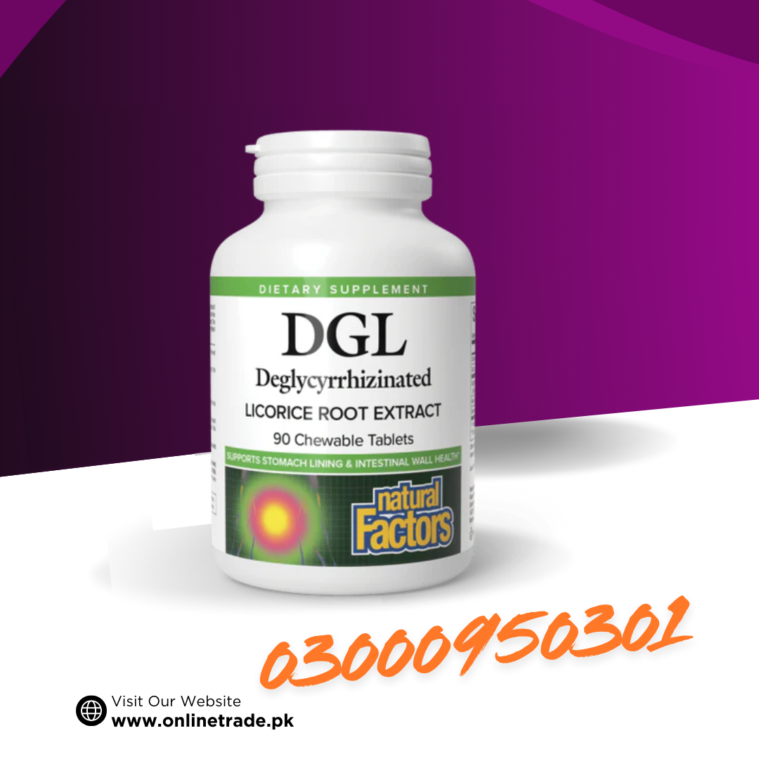 Natural Factors DGL Chewable In Pakistan