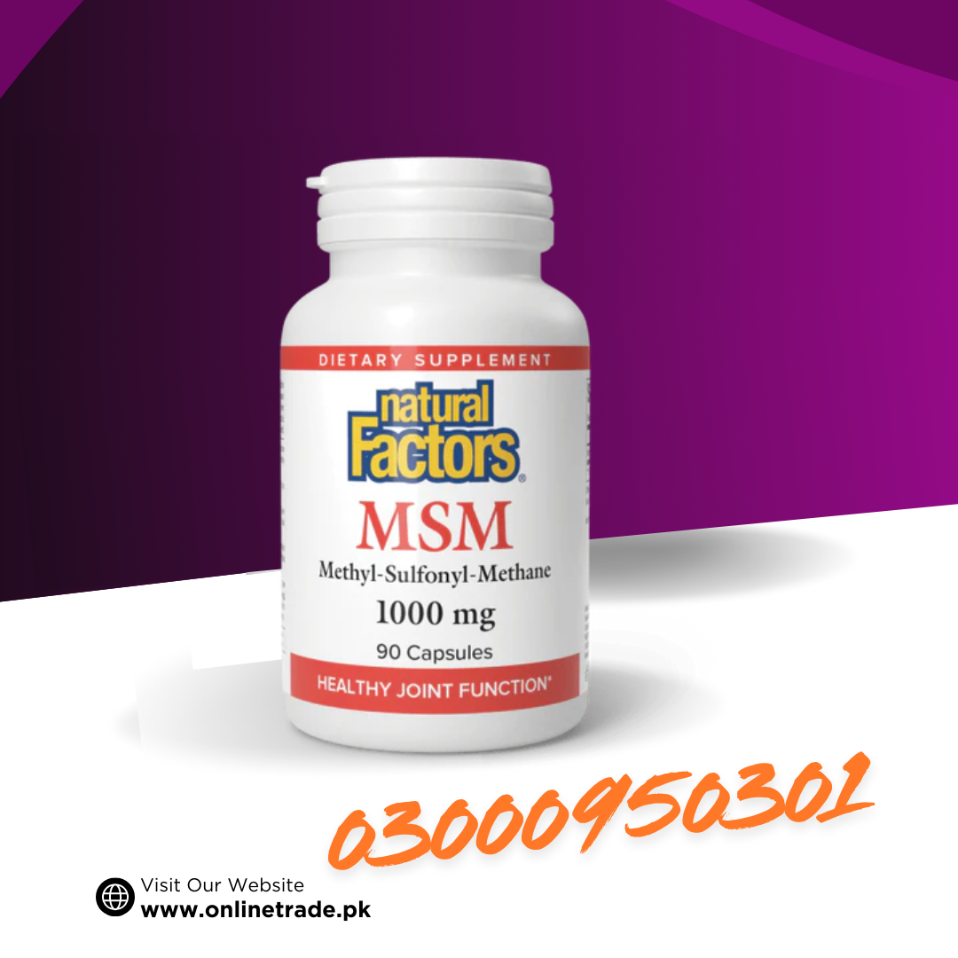 Natural Factors MSM 1,000 mg Capsules In Pakistan