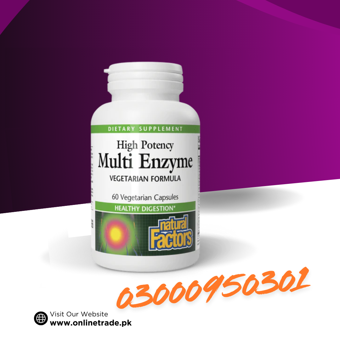 Natural Factors High Potency Multi Enzyme Vegetarian Formula In Pakistan