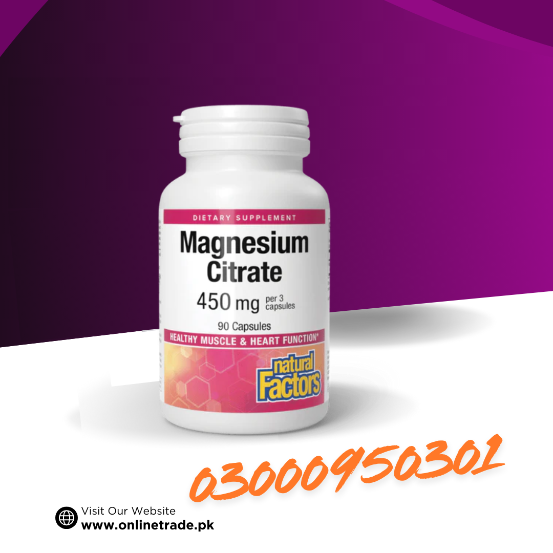 Natural Factors Magnesium Citrate 150 mg In Pakistan