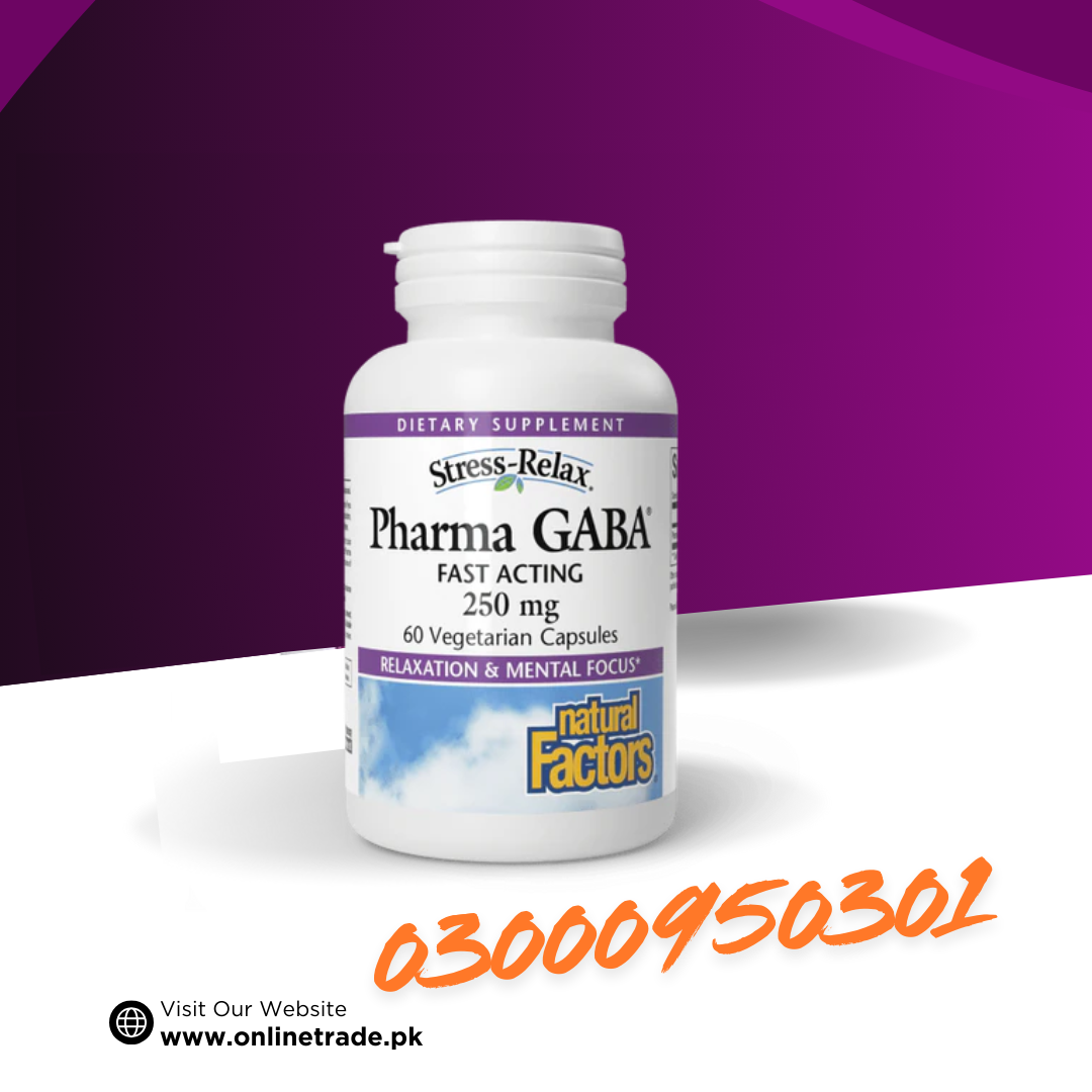 Natural Factors Stress-Relax® Pharma GABA® 250 mg In Pakistan